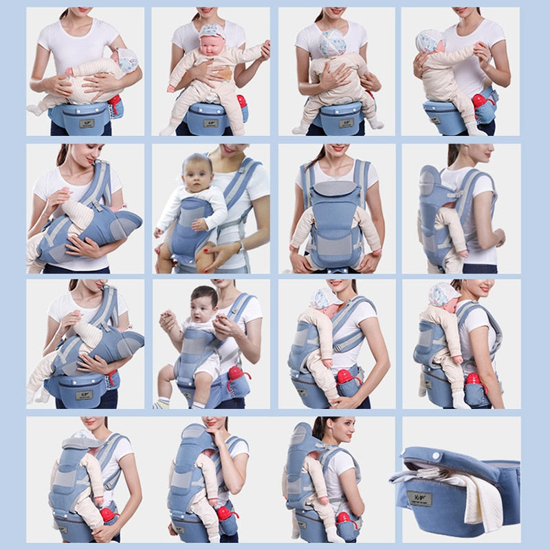 PORTE BÉBÉ ERGOBABY ™ Ergonomique avec siège de hanche ,kangourou Ergonomique ,Balade avec bébé face à la route