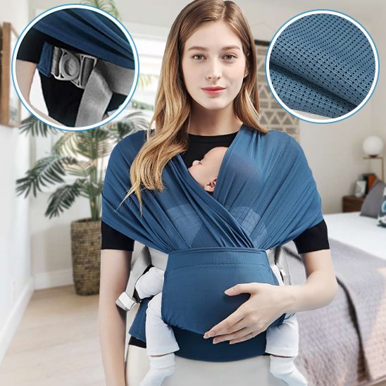 porte bebe confortable bebe collé sur soi