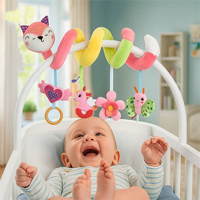 Spirale d'activité bébé | Éveil Sensoriel