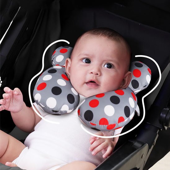 Cale tête bébé | Ergonomique anti-plagiocéphalie