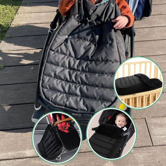 Chancelière poussette imperméable | Ultra-chaude hiver
