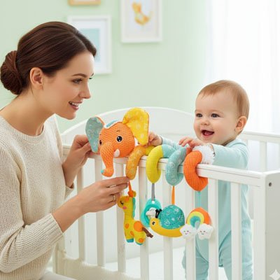 Spirale d'activité bébé | Éveil Sensoriel