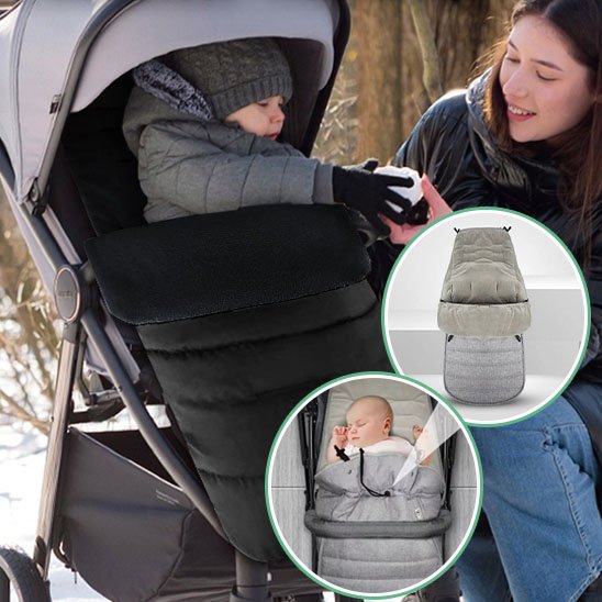 Chancelière poussette imperméable | Ultra-chaude hiver