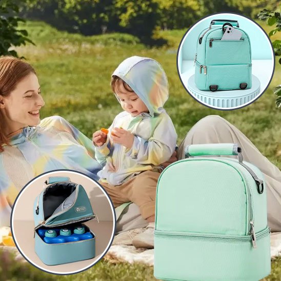 Porte biberon pratique et sécurisé | NomadBaby