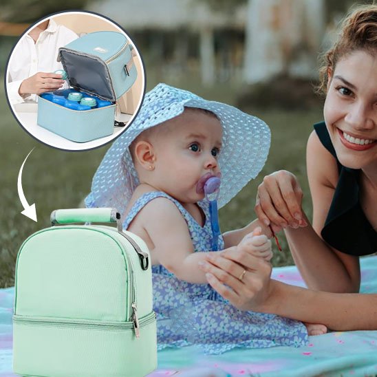 Porte biberon pratique et sécurisé | NomadBaby