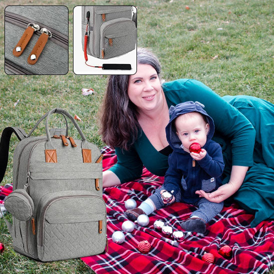 sac à dos à langer pour aller au parc avec bébé