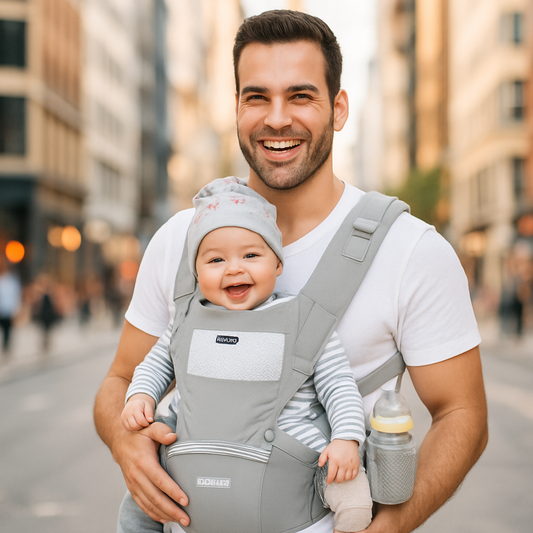 LE PORTE BEBE TRES PRATIQUE POUR LES PROMENADES