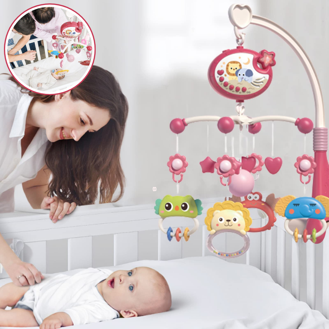 Projecteur Mobile musical Multifonctions pour bébé ,Veilleuse ,Hochet ,jouets