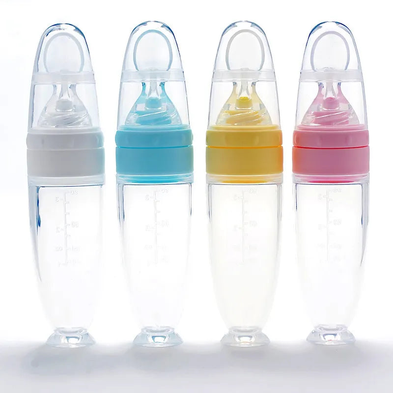 MagicBottle ™-Biberon à cuillère ,en silicone souple facile à utiliser.