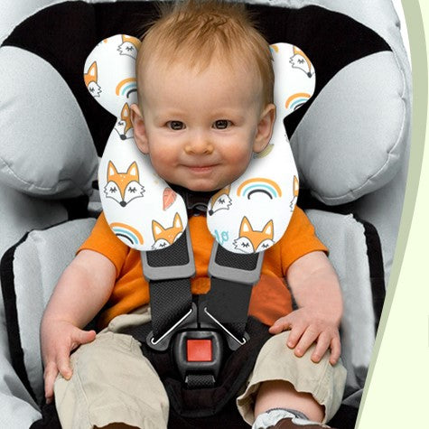 Oreiller de protection-Toulou ™ pour bébé de 0 à 3 ans ,coussin appui tête ,soutien le cou de bébé