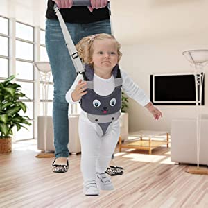 TrottBébé ™ -Ceinture de Marche antichute  pour bébé ,accessoire d'apprentissage pour bébé, corde de traction à double usage pour bébé