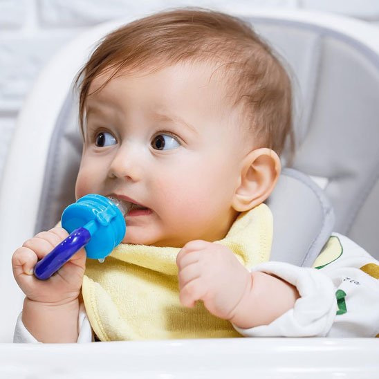 grignoteuse bleue pour bebe 