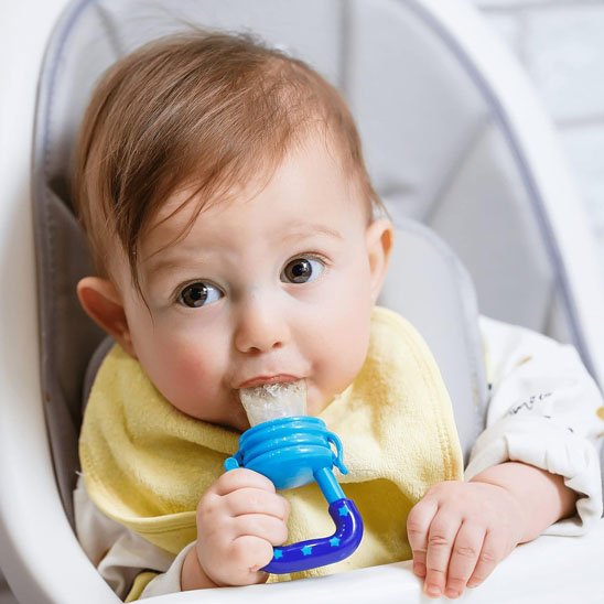 grignoteuse bleue pour bebe