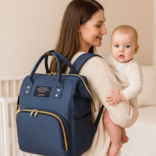 les libre et porter son bebe grâce à sac a dos à langer 