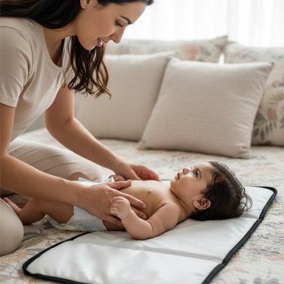 Tapis à langer nomade | Pratique & Élégant