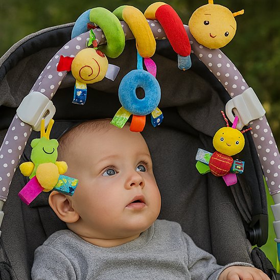 Hochet bébé | Éveil Sensoriel Multicolore