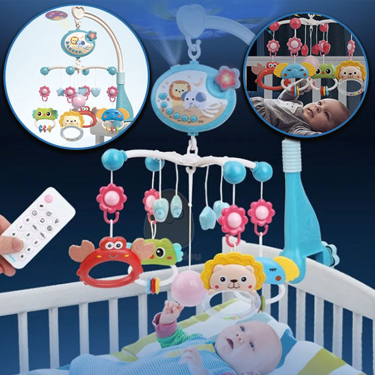 Projecteur Mobile musical Multifonctions pour bébé ,Veilleuse ,Hochet ,jouets