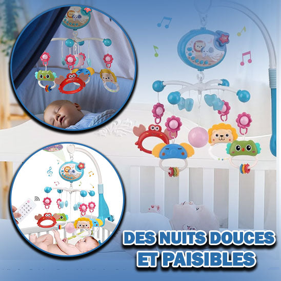 Projecteur Mobile musical Multifonctions pour bébé ,Veilleuse ,Hochet ,jouets