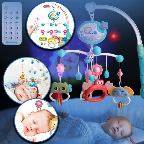 Projecteur Mobile musical Multifonctions pour bébé ,Veilleuse ,Hochet ,jouets