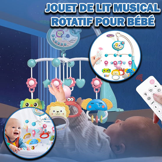 Projecteur Mobile musical Multifonctions pour bébé ,Veilleuse ,Hochet ,jouets