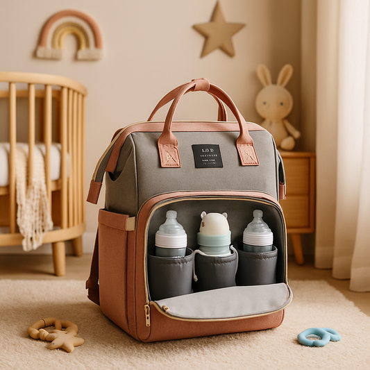 sac a dos a langer dans chambre de bebe 