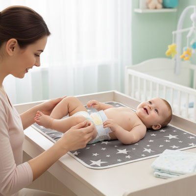 Tapis à langer nomade 